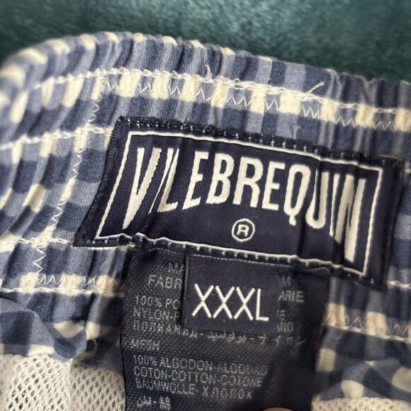 Vilebrequin Blue Check Swim Trunks - Picture 2 of 7
